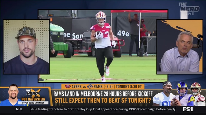 Rob Havenstein reacts to the 49ers' chronic injury issues