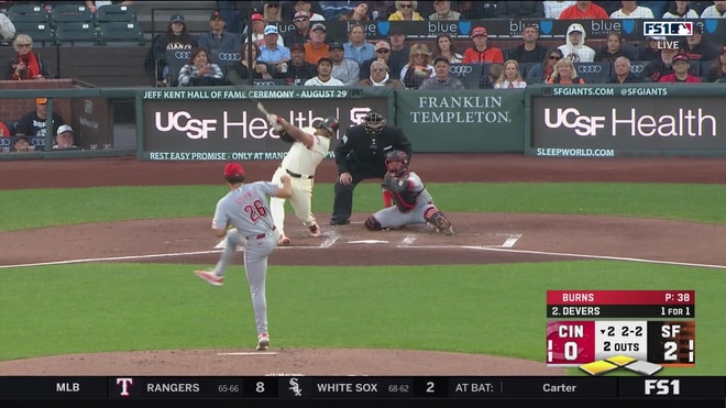 Rafael Devers crushes a three-run home run to right-center