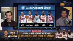 Reacting to a simulated LeBron James signing with the Philadelphia 76ers