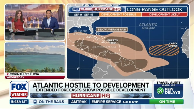 El Nino hinders Atlantic hurricanes as Pacific storms bring rough surf to US