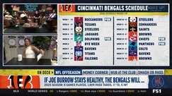 What will the Bengals achieve if Joe Burrow stays healthy?