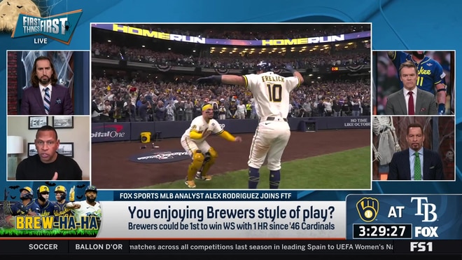 Alex Rodriguez explains why the Milwaukee Brewers' style is winning