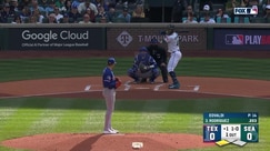 Julio Rodríguez singles to right field, scores J.P. Crawford