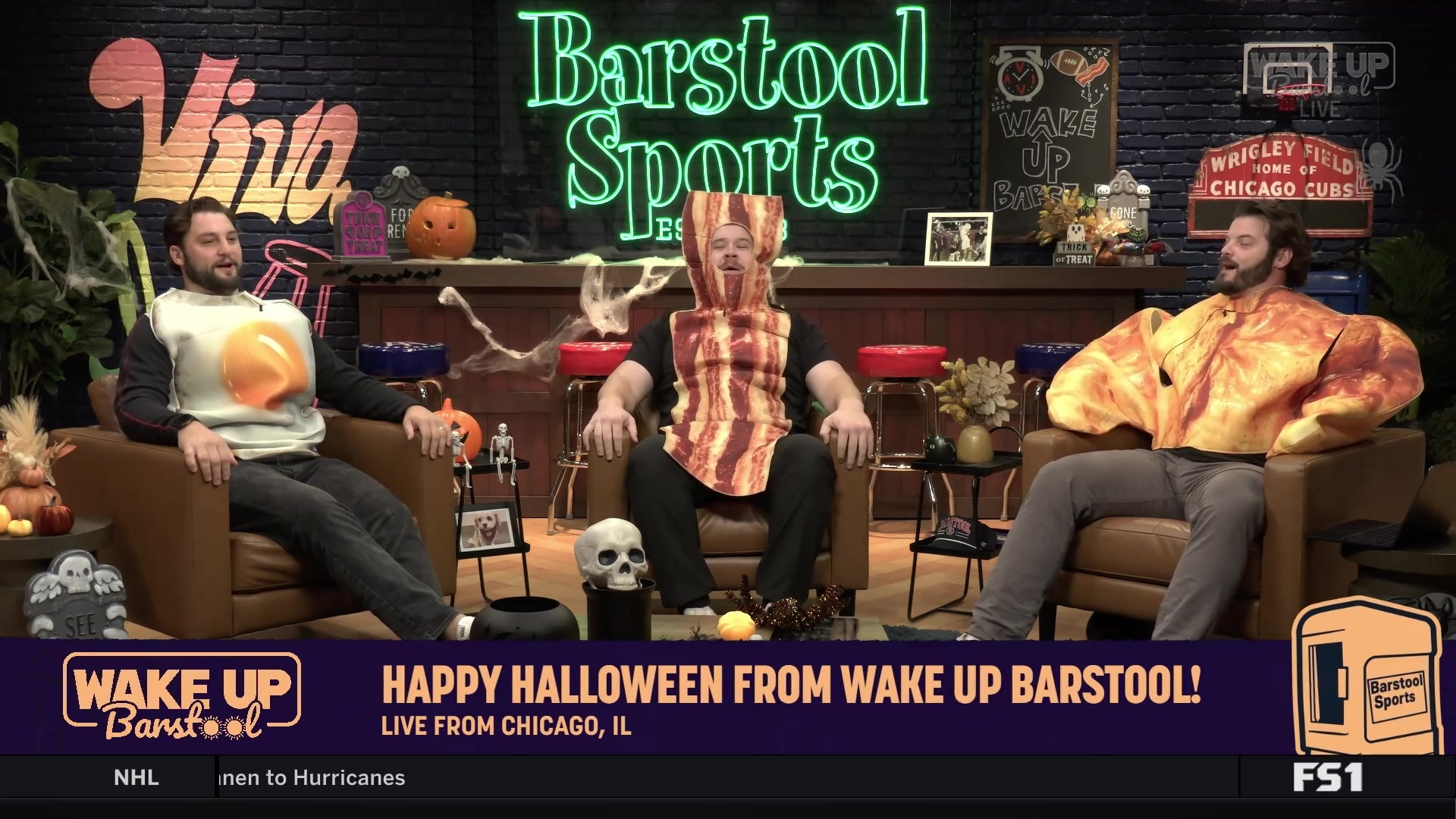 Happy Birthday Megan! Wake Up Barstool hosts celebrate in breakfast costumes
