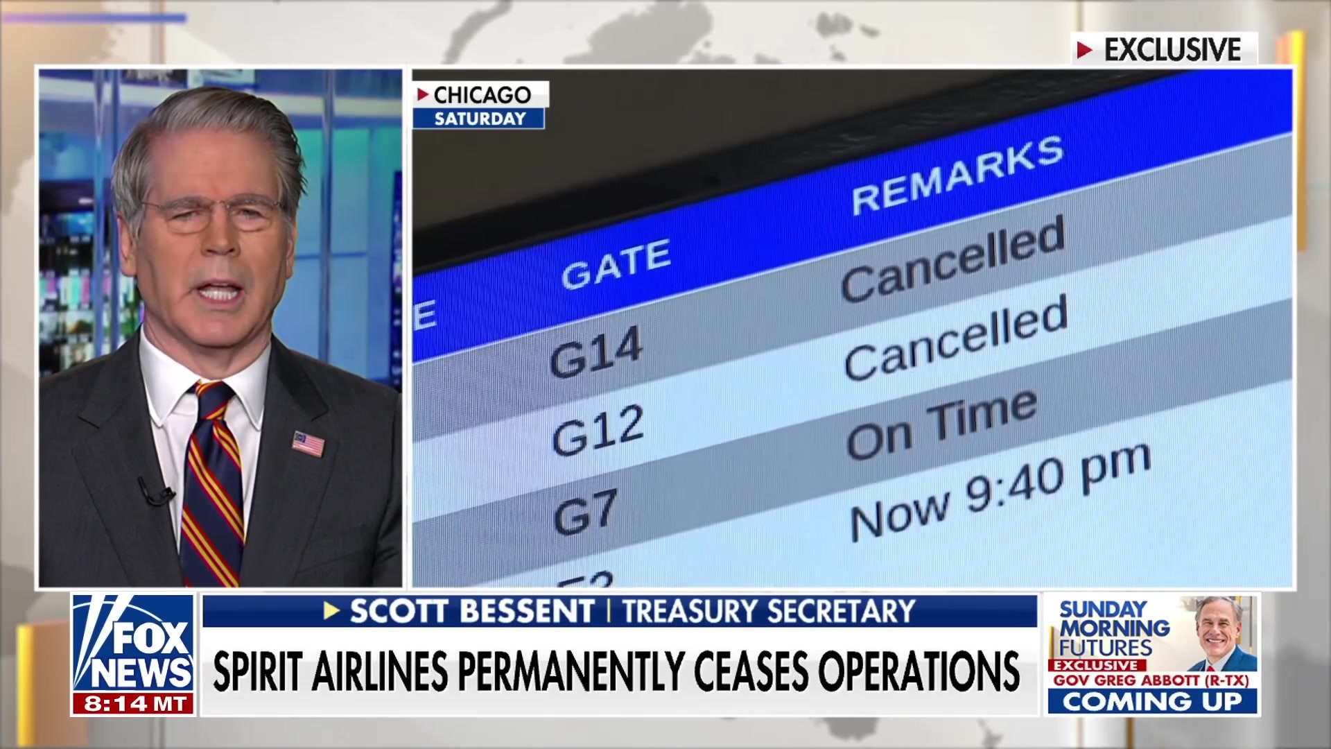 Bessent: Biden Admin Opposed Spirit Airlines-JetBlue Merger