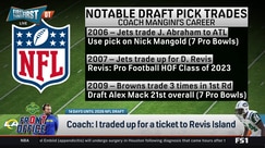 Coach Mangini's Legendary Draft Trades: Reavis Island and More