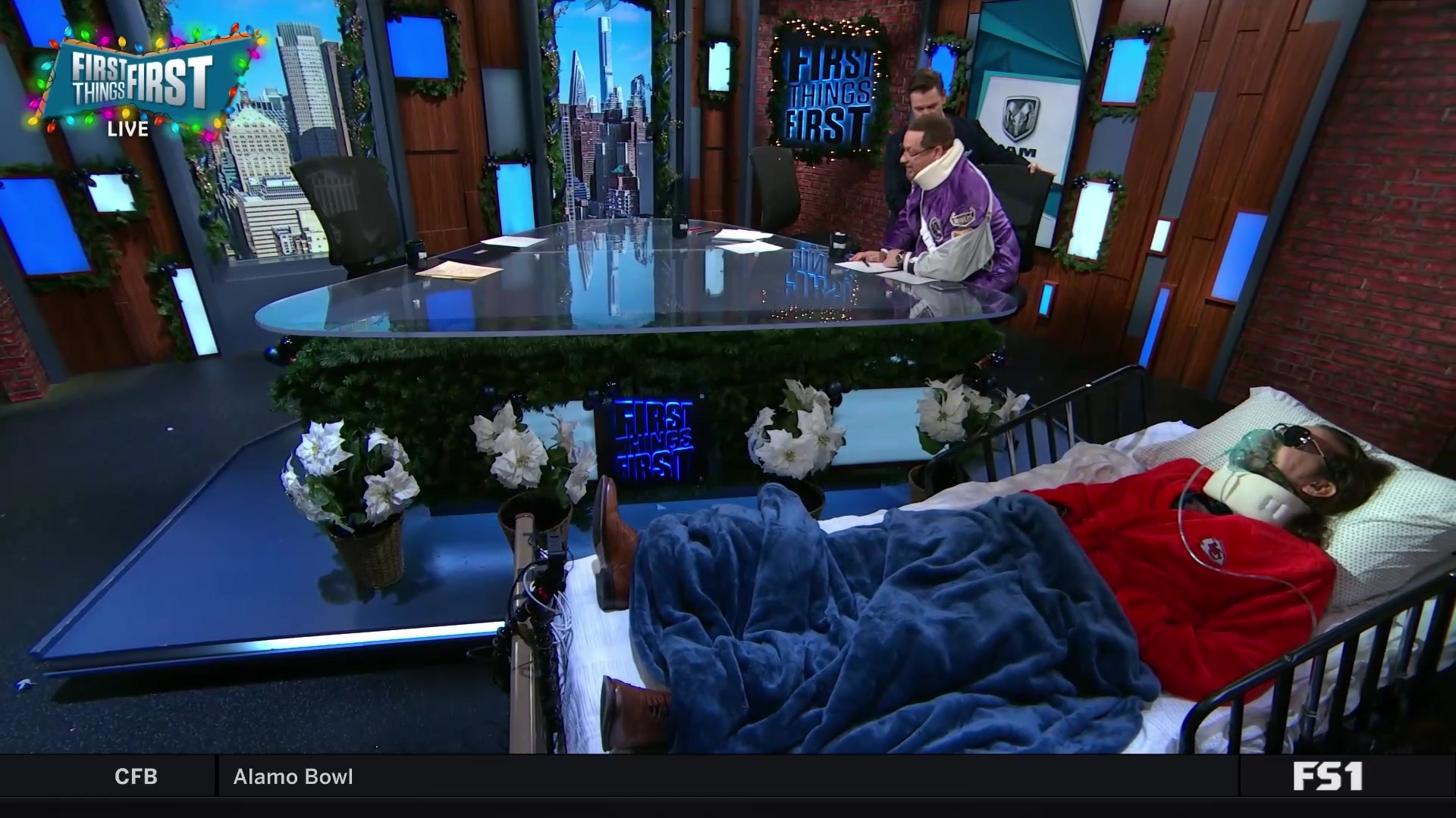 Nick Wright claims he's 'dead already' in comedic bit