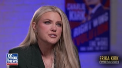 Erika Kirk explains Charlie's 'work trip with Jesus' to her children