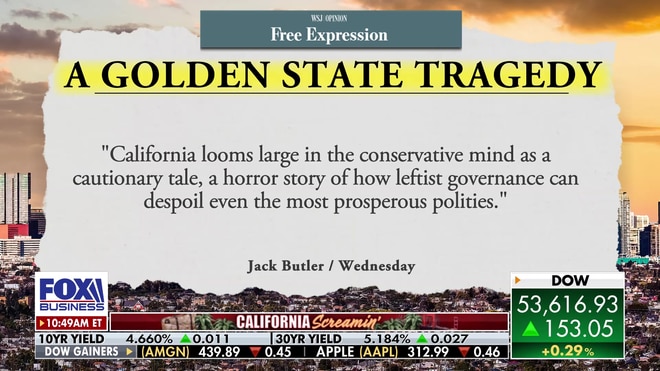 Jack Butler warns California's political bureaucracy drives downward spiral