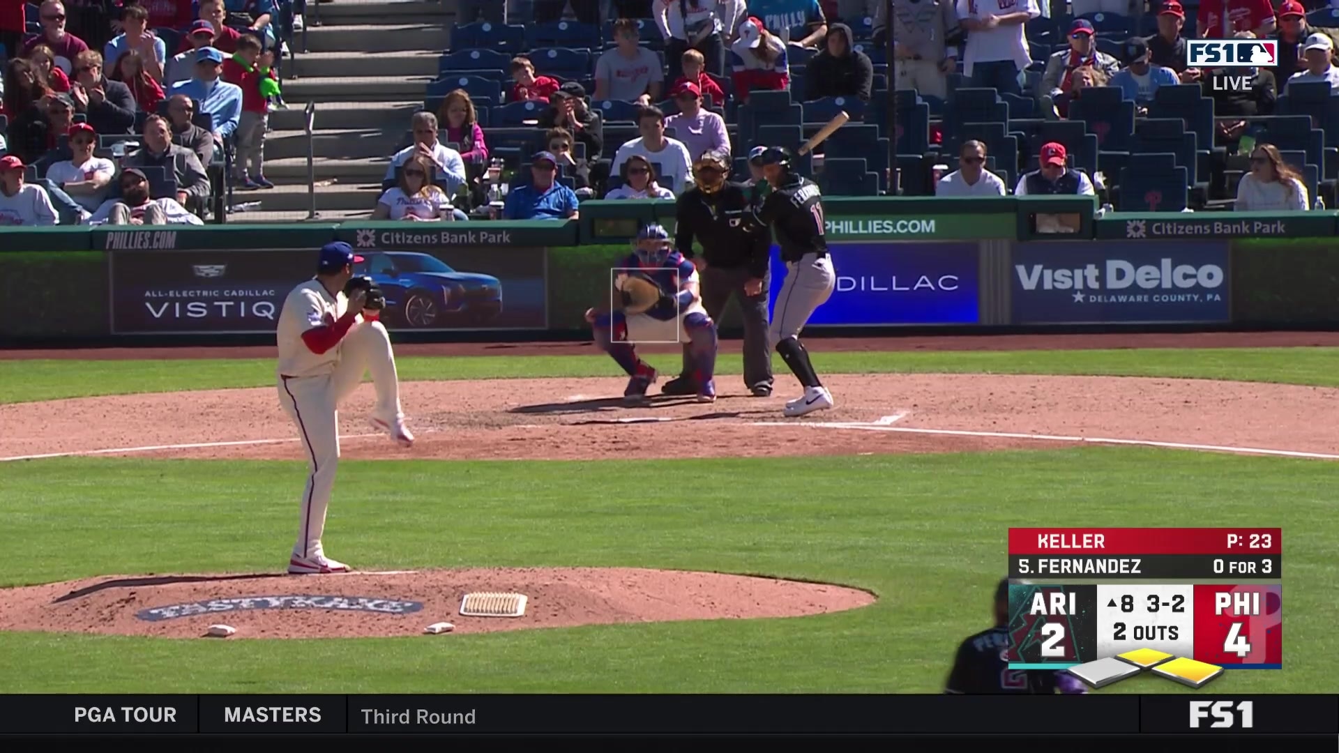 Jose Fernandez singles to bring in a run for the Diamondbacks