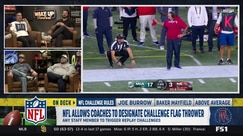 NFL allows coaches to designate challenge flag thrower