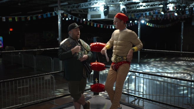 Paul Walter Hauser slams Cooper Manning on The Manning Hour