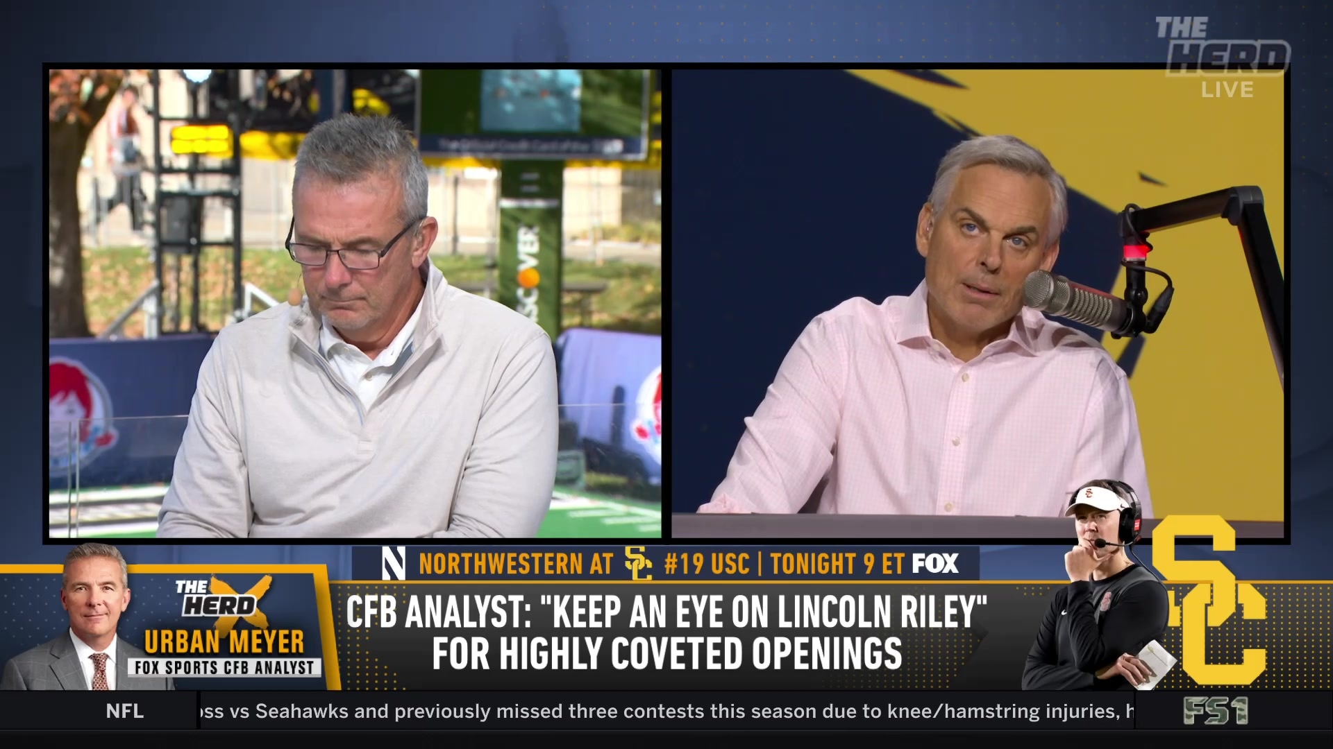 Urban Meyer advises Oregon QBs to stay in college for another year