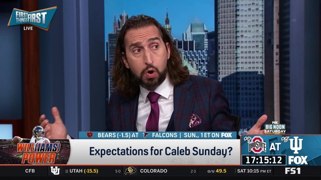 Why Caleb Williams' tense press conference concerns Nick Wright