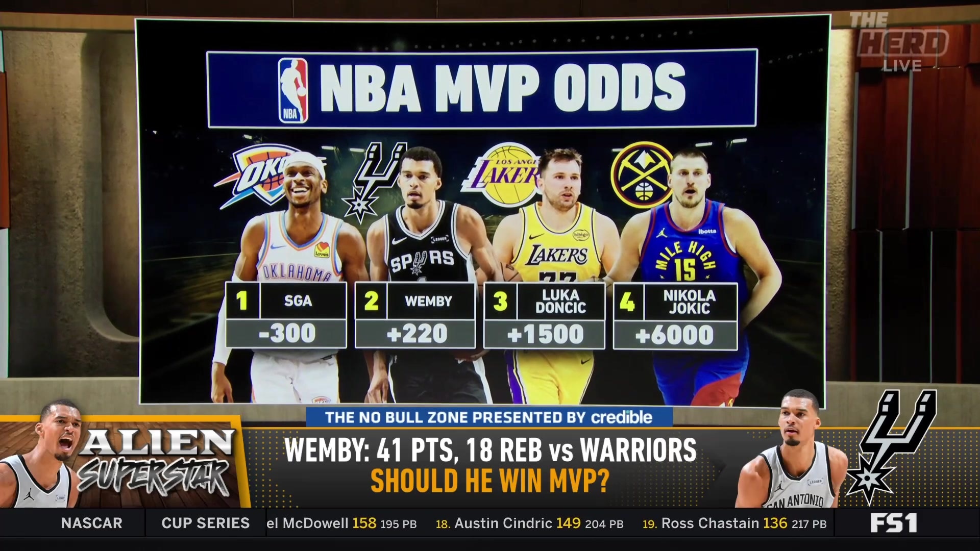Colin Cowherd praises Wemby's honesty about MVP aspirations