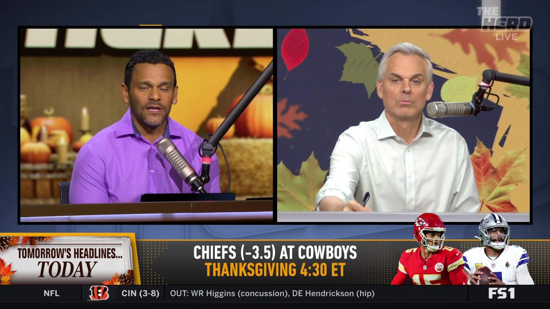 Jason McIntyre predicts Cowboys will upset Chiefs on Thanksgiving