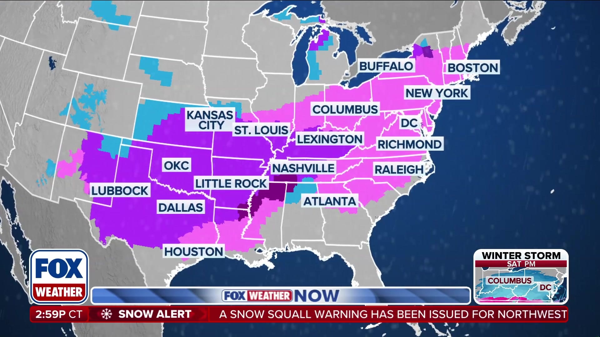Massive winter storm alerts span over 40 states, impacting millions