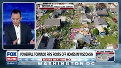 Powerful tornado rips roofs off homes in Menasha, Wisconsin