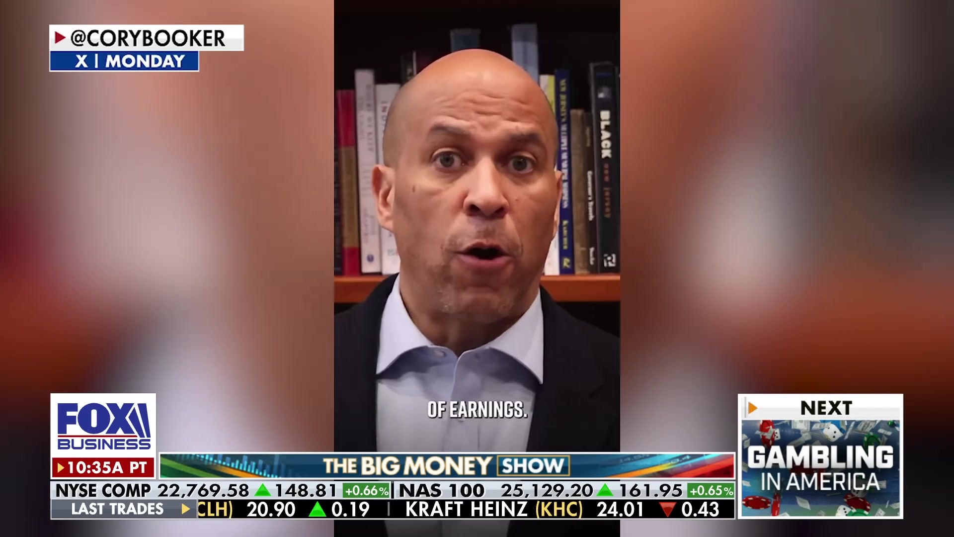 Senator Cory Booker proposes tax-free income for first $75,000 earned