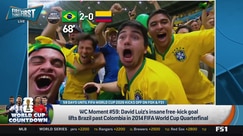 David Luiz's insane free-kick goal lifts Brazil past Colombia