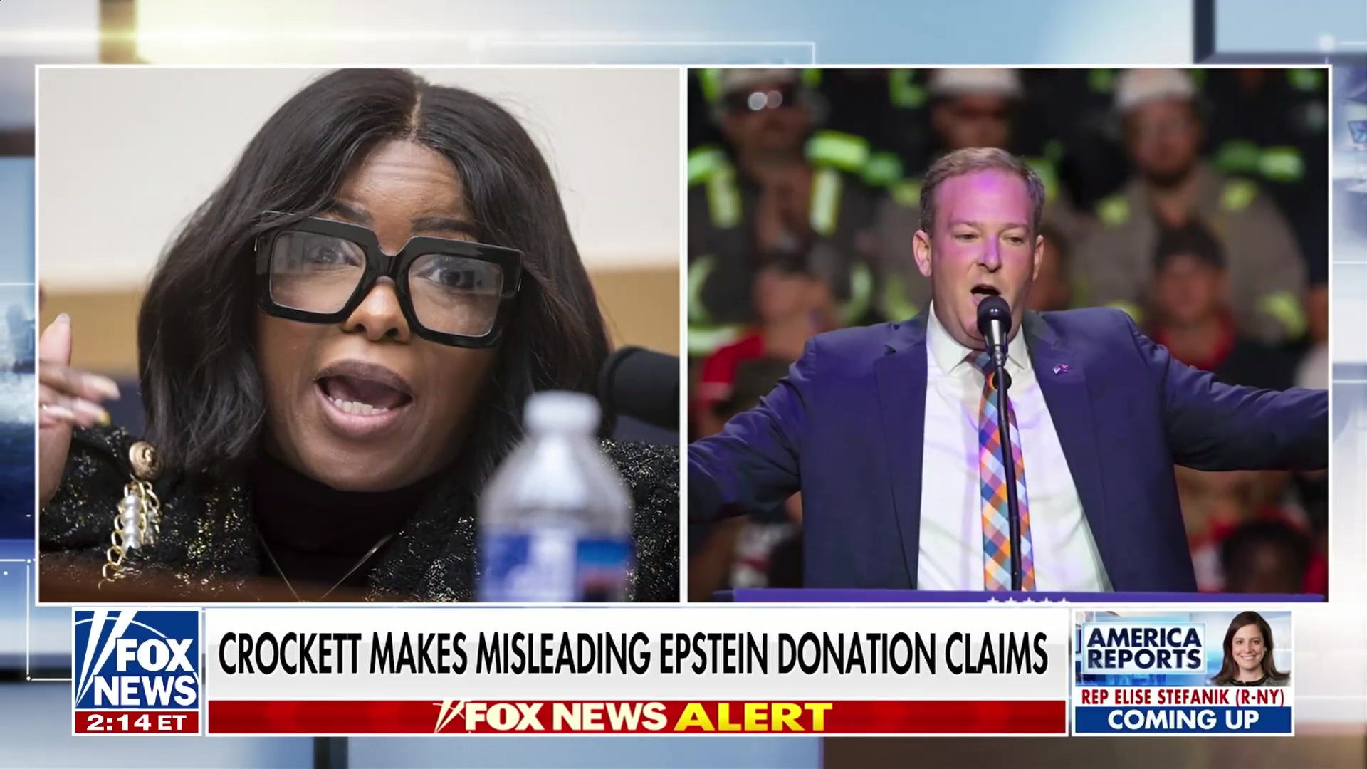 Rep. Jasmine Crockett makes misleading Epstein donation claims against Republicans