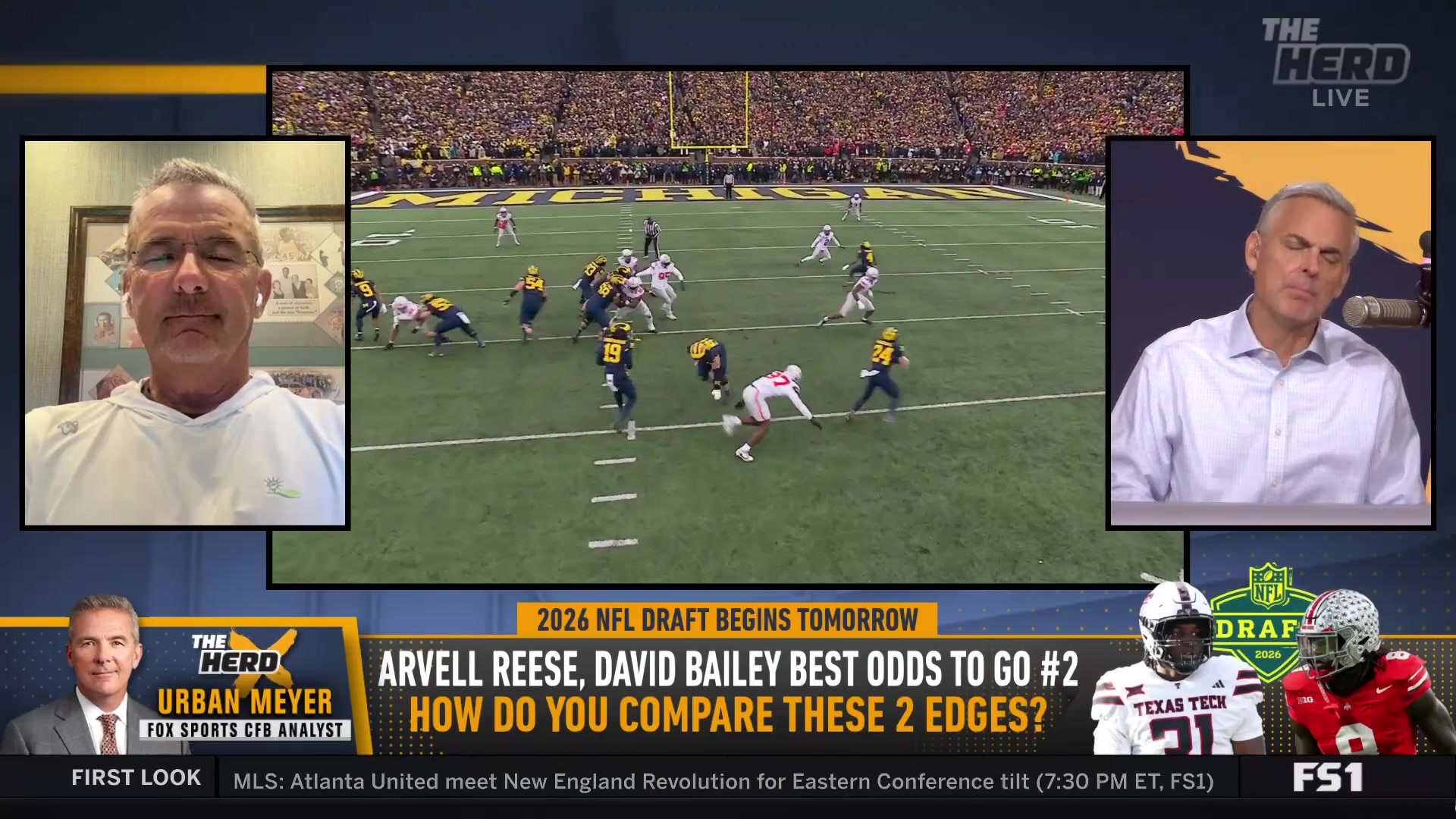 Urban Meyer Praises Arvell Reese's Versatility and Draft Potential