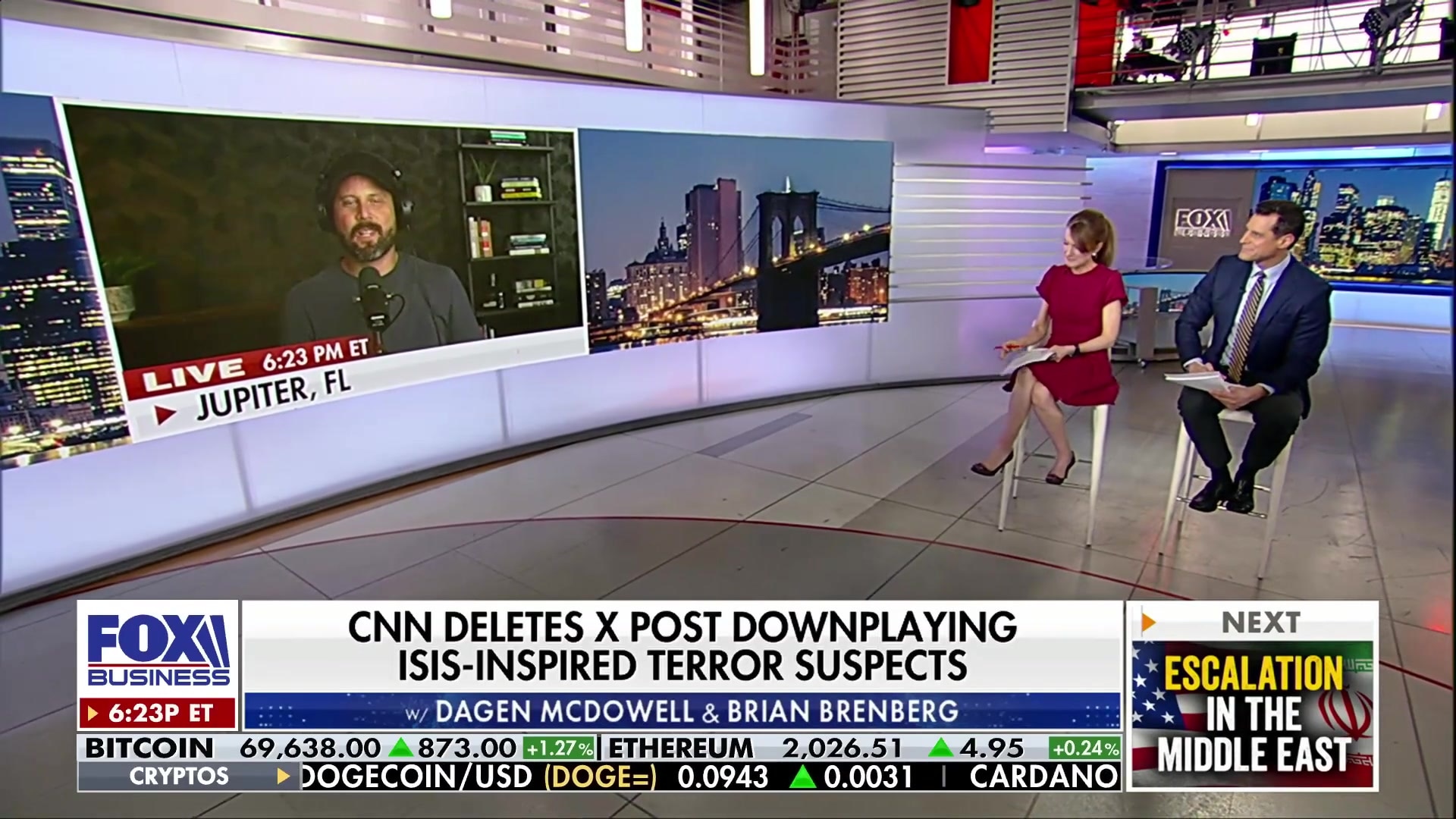 Babylon Bee CEO and Dagen McDowell Criticize CNN's Misleading Terror Report