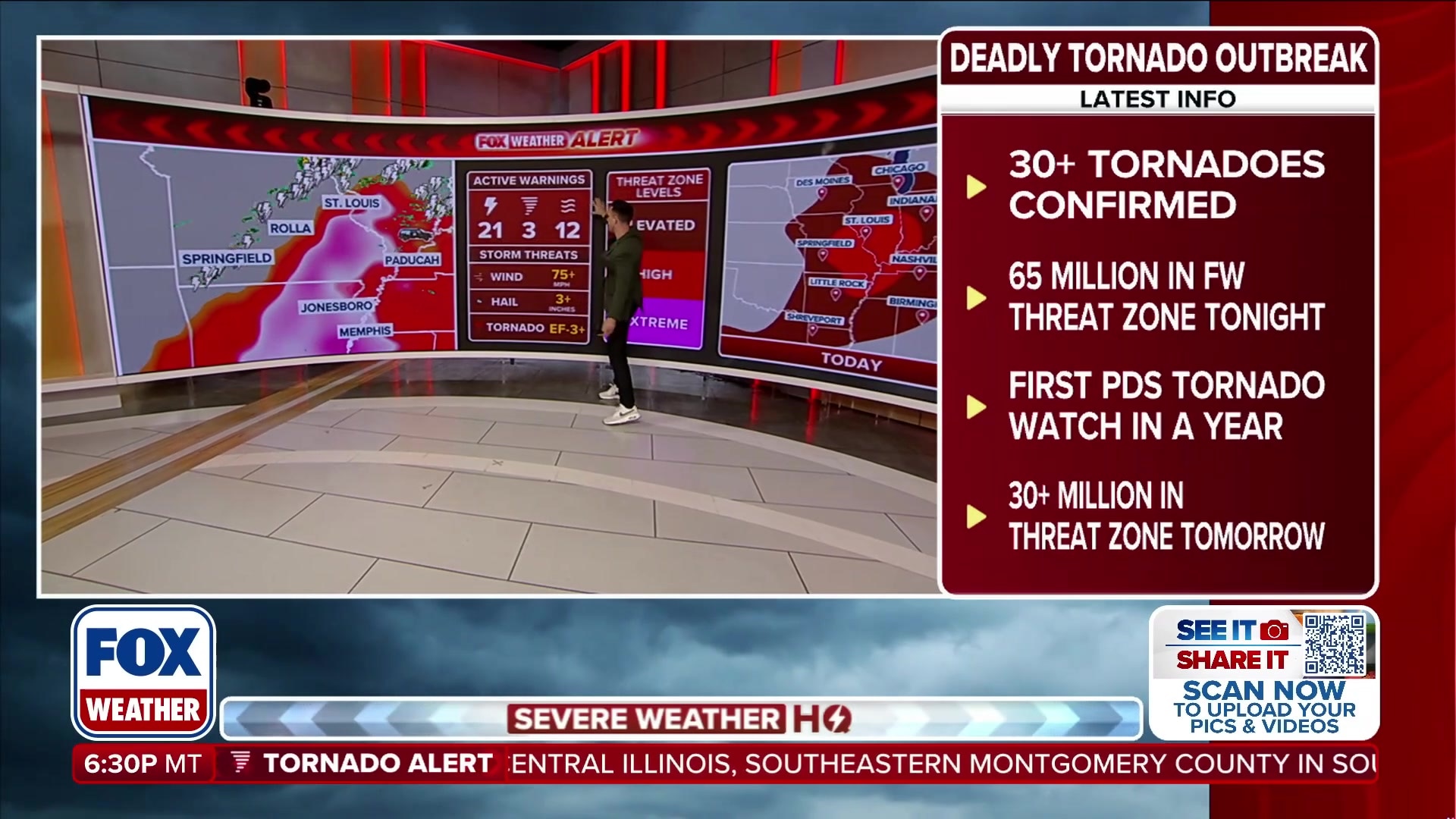 Midwest faces extreme severe weather with rare PDS Tornado Watch