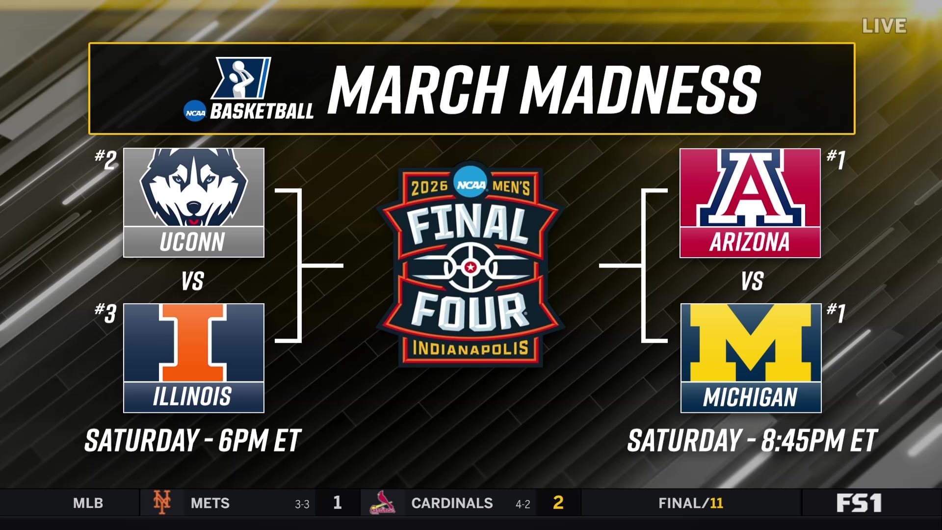 March Madness Final Four matchups and Arizona's championship hopes