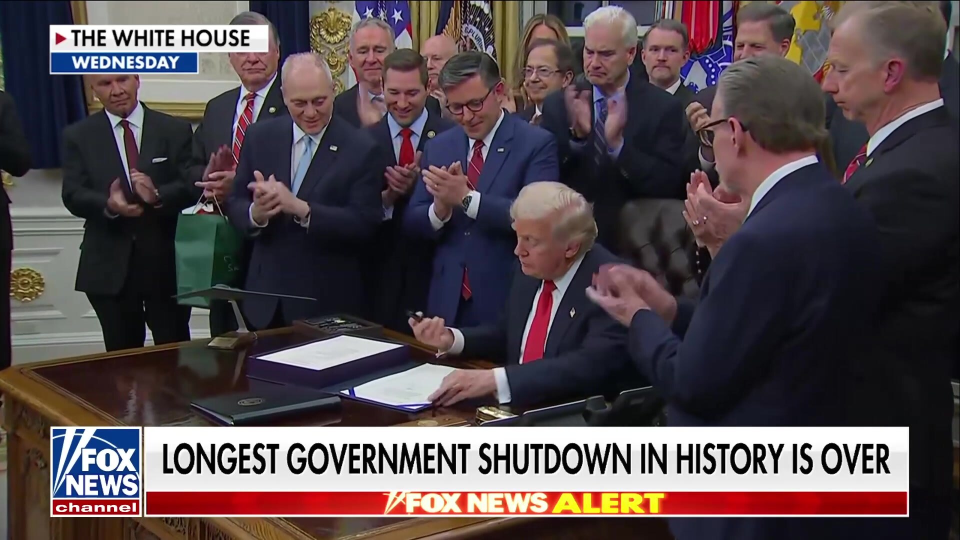 Watch Trump signs bill officially ending longest government shutdown in ...