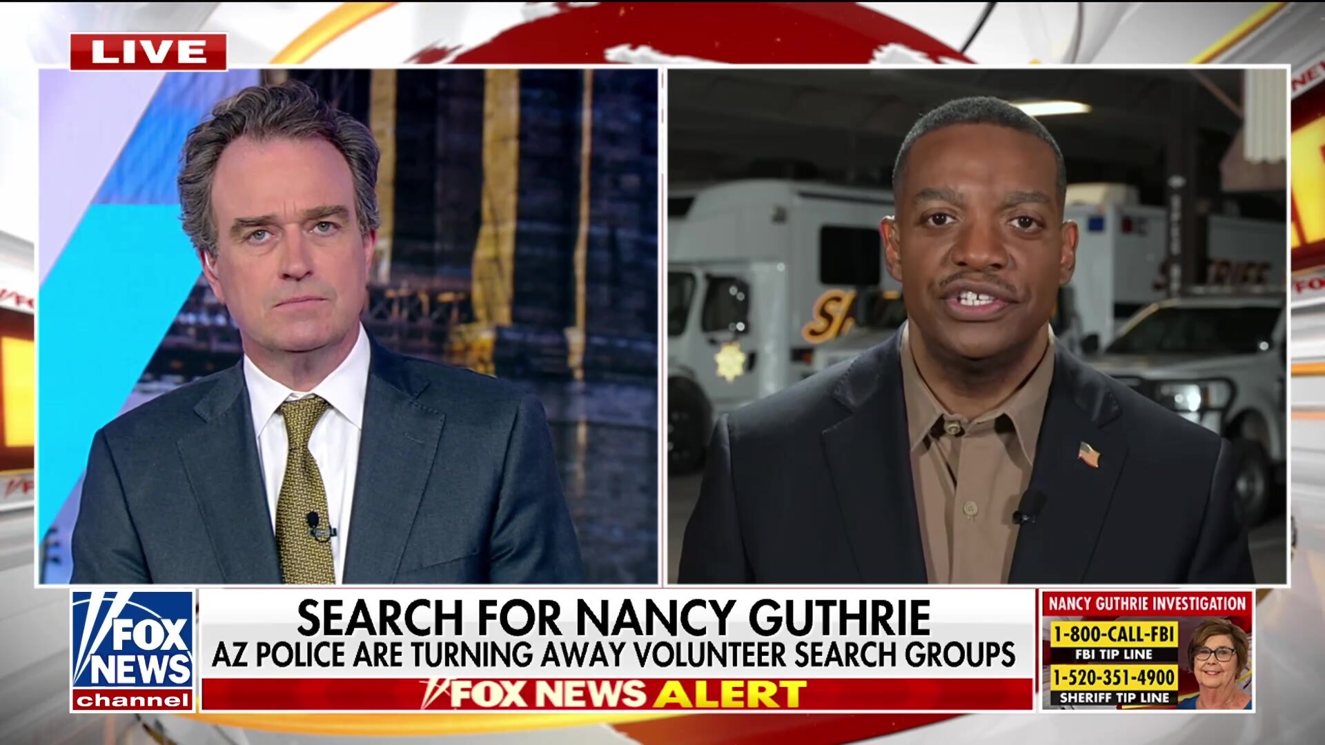 Police turn away volunteers in Nancy Guthrie search due to evidence concerns