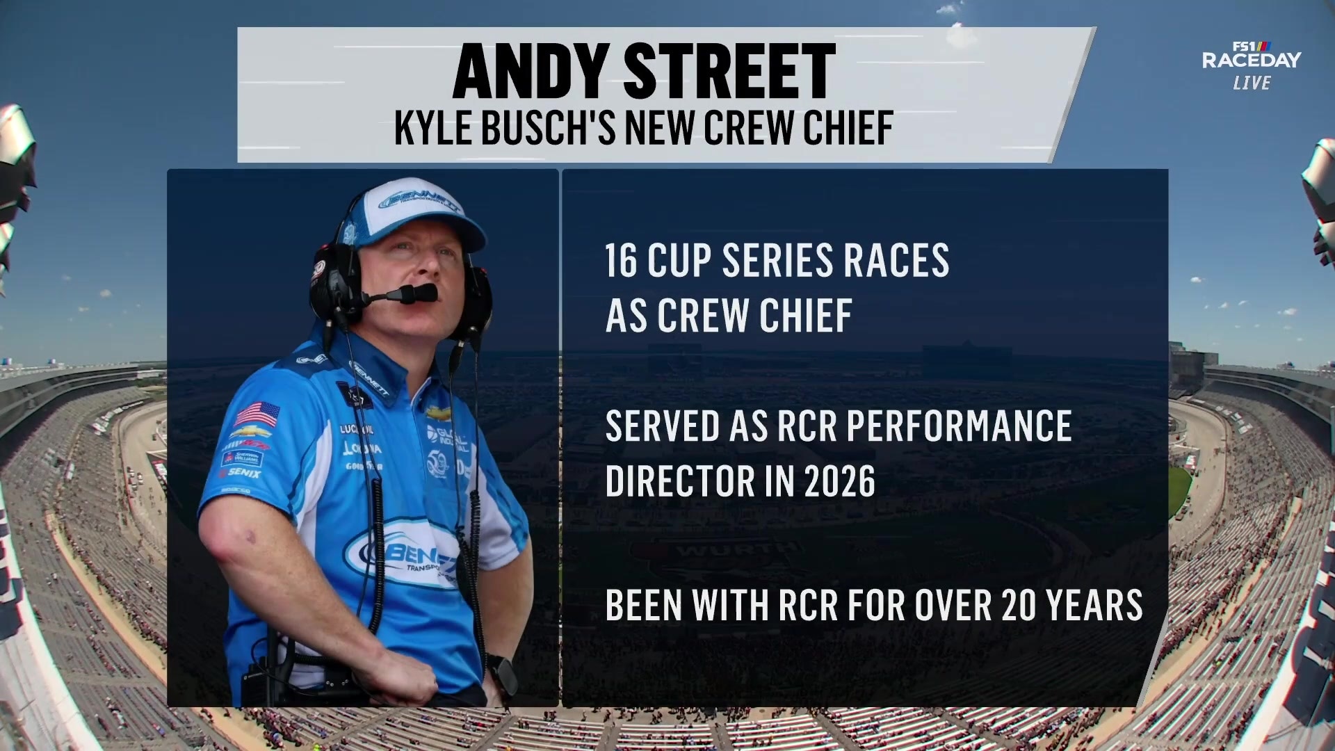 Kyle Busch's Team Undergoes Crew Chief Shake-Up