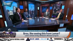 Brou reveals custom Ravens Jordans in excitement for Lamar Jackson's offseason workout