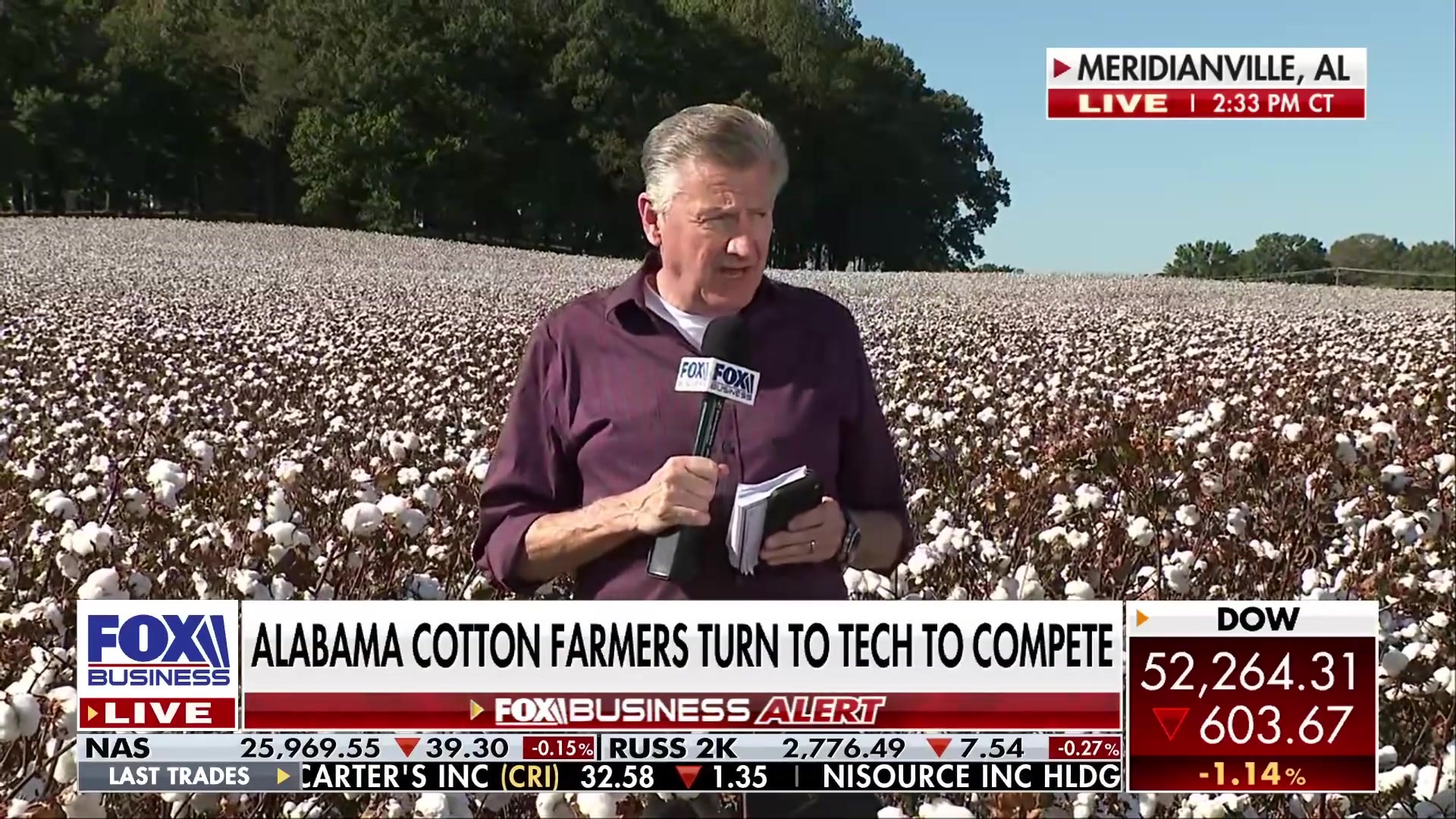 Fox Left Machine Watch Alabama cotton farmers turn to high-tech tools to battle rising ...