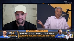 Rob Havenstein evaluates the Rams' backup quarterback's preseason debut