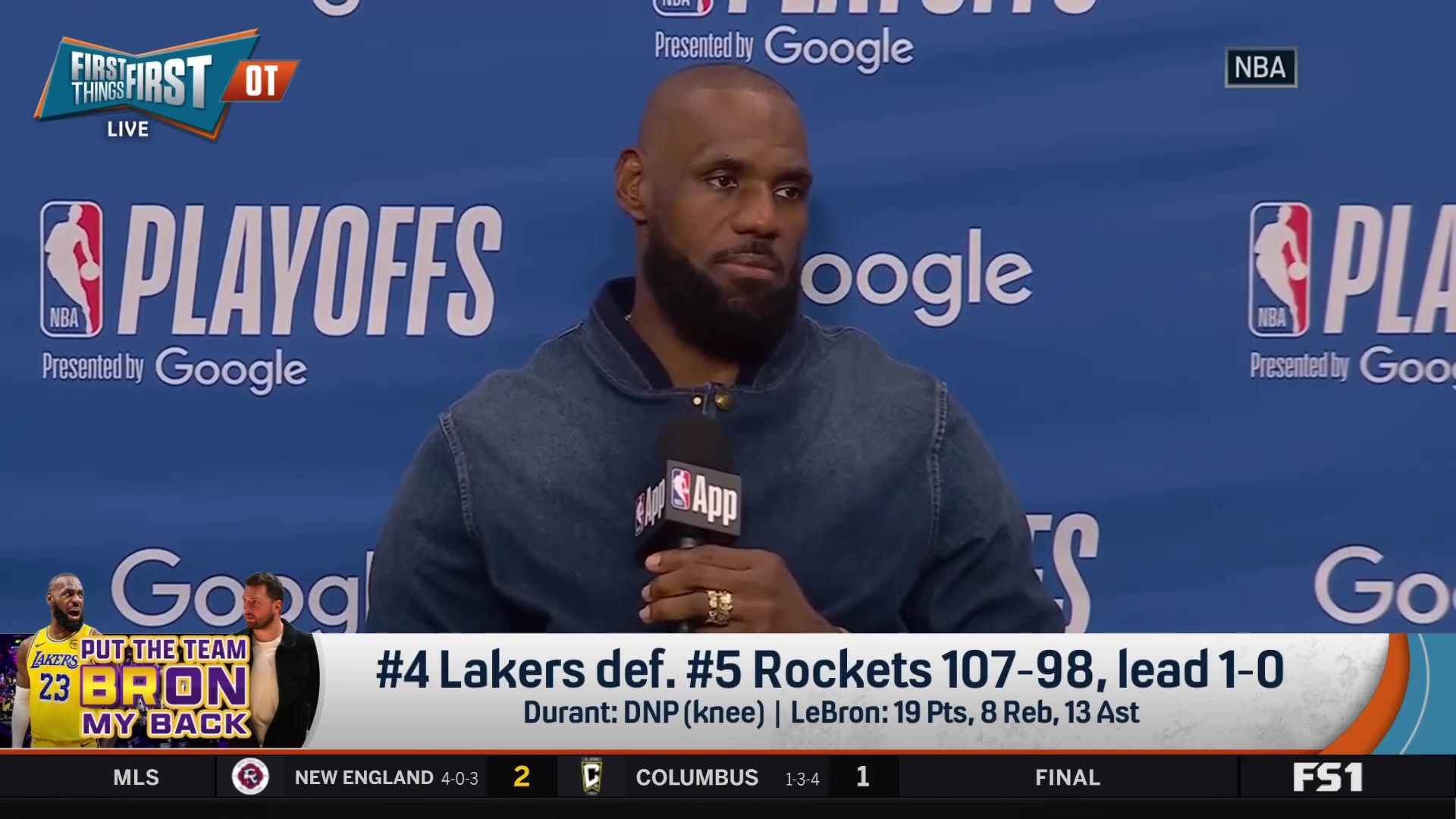 LeBron James reveals key to playoff success