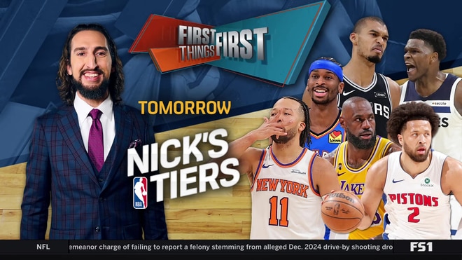 Nick Wright teases 'moderately short' NBA Tiers segment