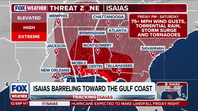 Hurricane Isaias intensifies into first hurricane of the season