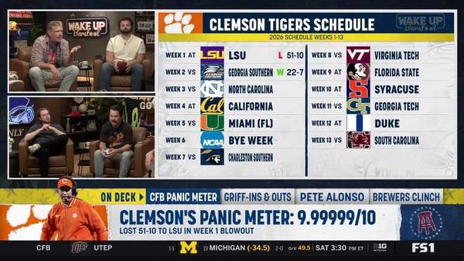 Brandon Walker puts Clemson's panic meter at 9.99999 out of 10
