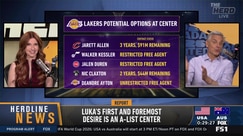 Luka Doncic wants A-list center for Lakers, options explored