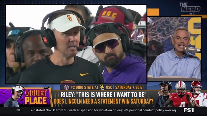 Colin Cowherd defends Lincoln Riley's personality but criticizes USC's toughness