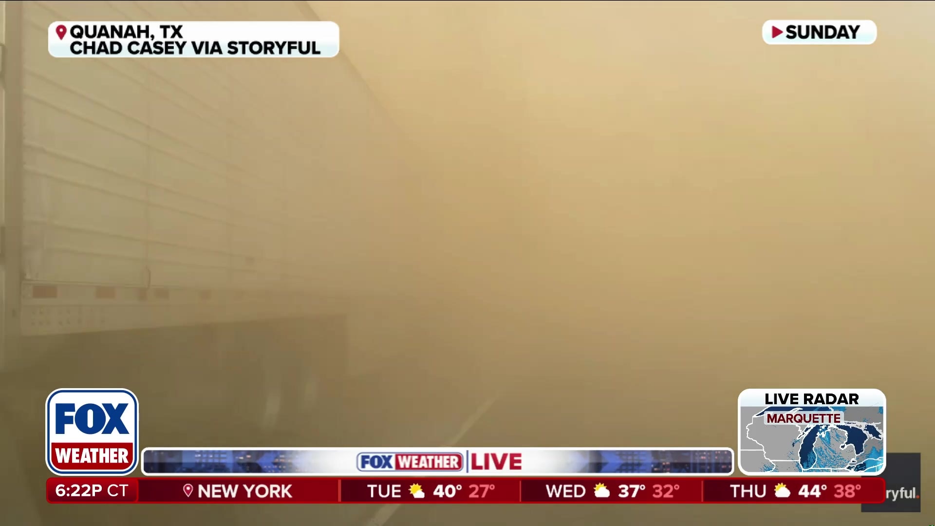 Harrowing dust storm creates whiteout conditions in Texas