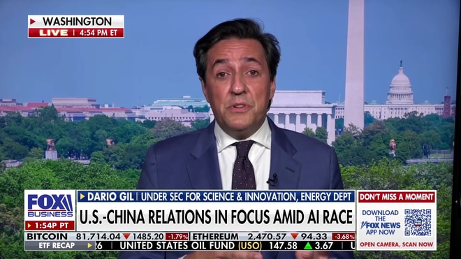 Darío Gil outlines strategy for US to outpace China in AI race