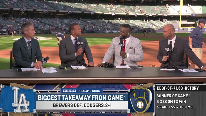 David Ortiz warns that the Dodgers are in deep trouble against the Brewers