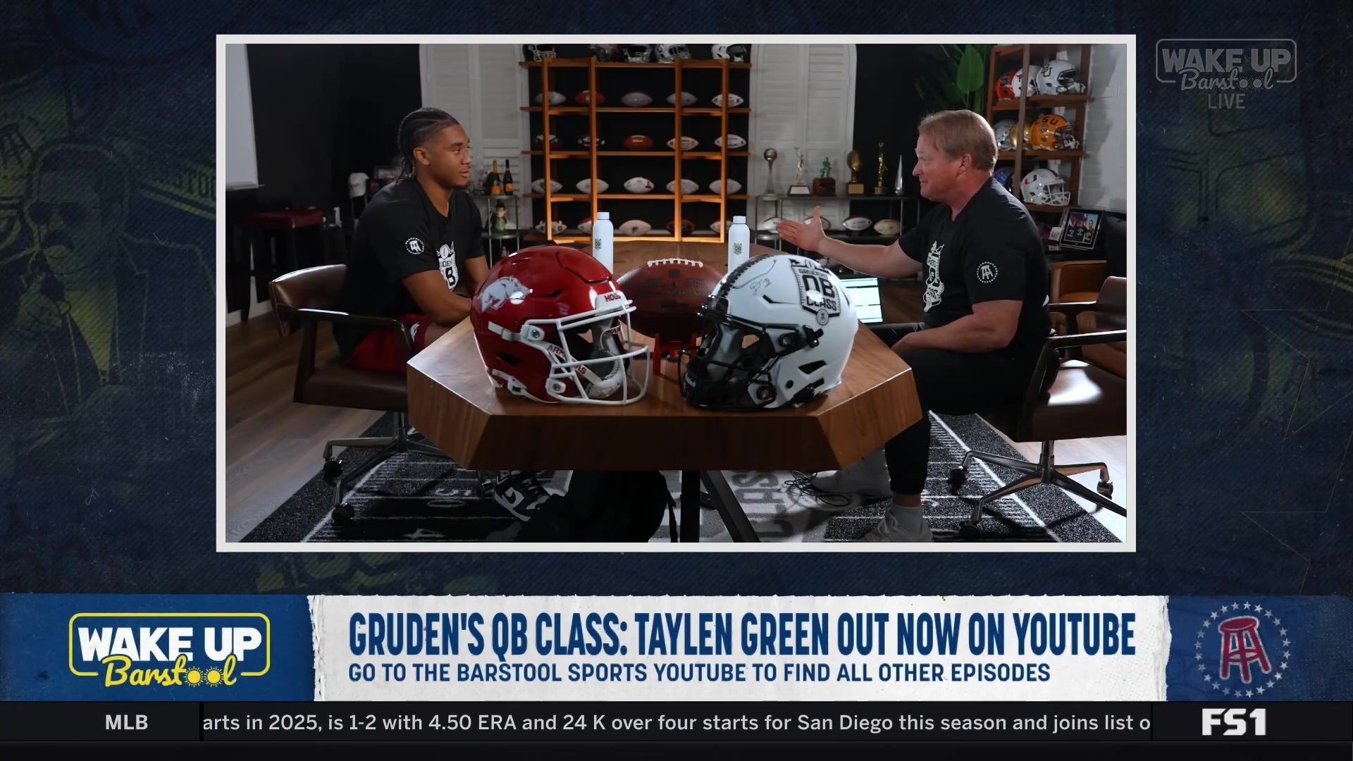 Gruden coaches Taylen Green on calling hard counts
