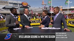 NASCAR analysts discuss Kyle Larson's chances for a first win this season in Las Vegas