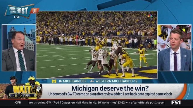Michigan's controversial last-second win over Western Michigan sparks debate