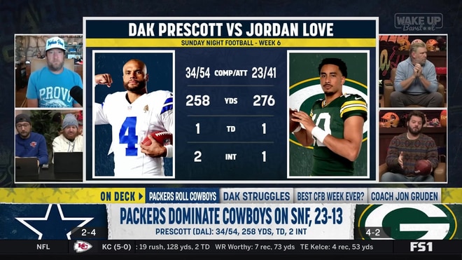 Dave Portnoy and Brandon Walker react to Packers dominating Cowboys