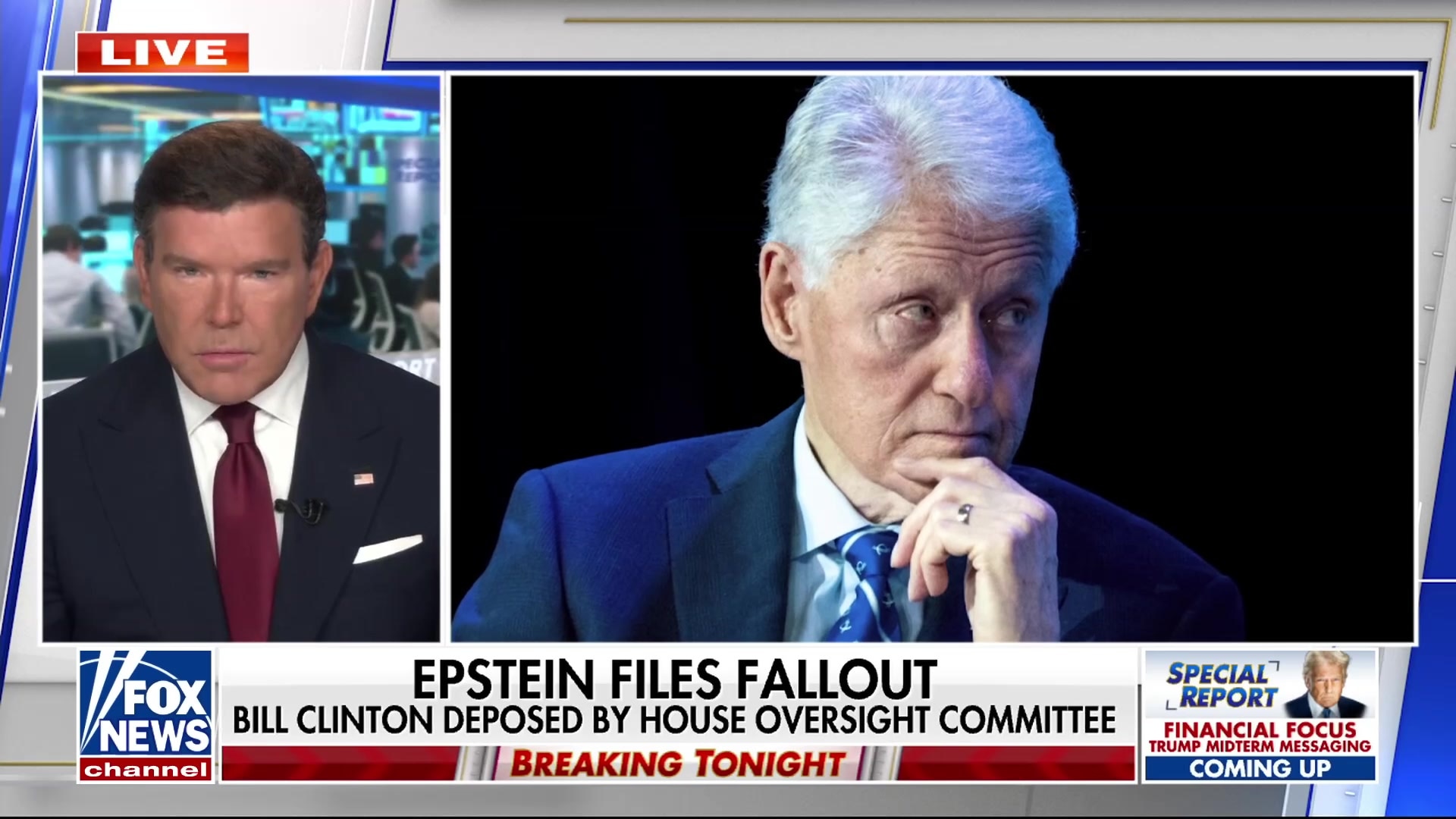 Bill Clinton testifies in unprecedented House Oversight Committee deposition on Epstein