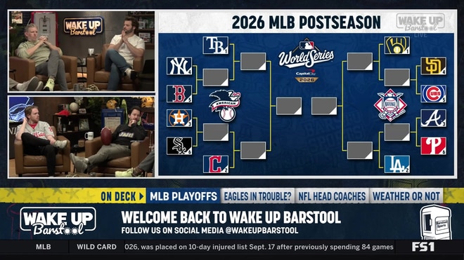Barstool crew breaks down the 2026 MLB postseason bracket